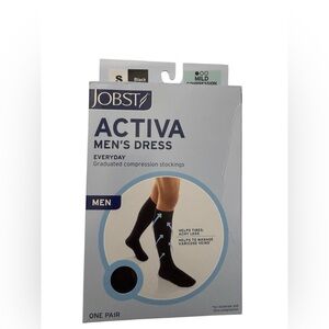 Jobst Actuva Men's Black Dress Compression Stocking Socks